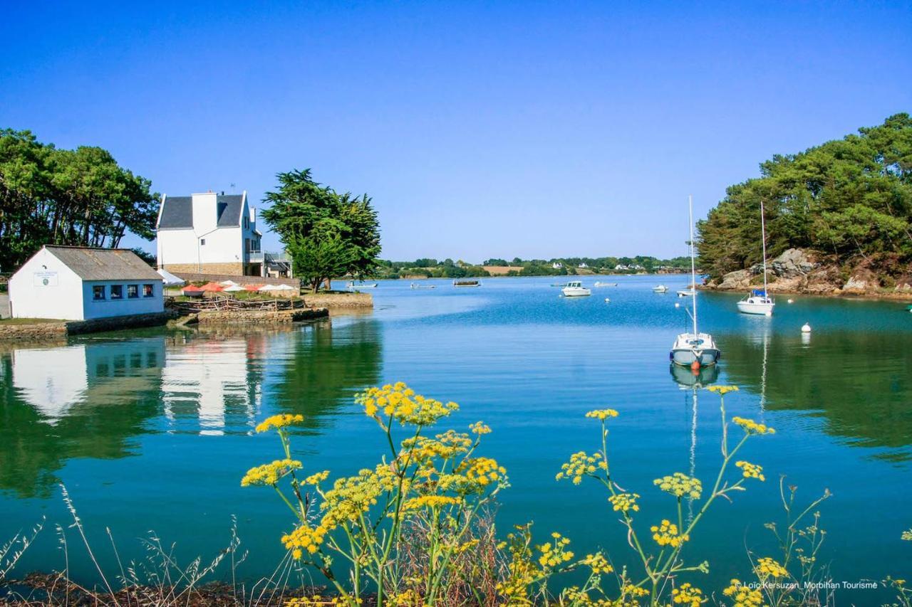 Belle Longere En Campagne A Larmor Baden 빌라 외부 사진