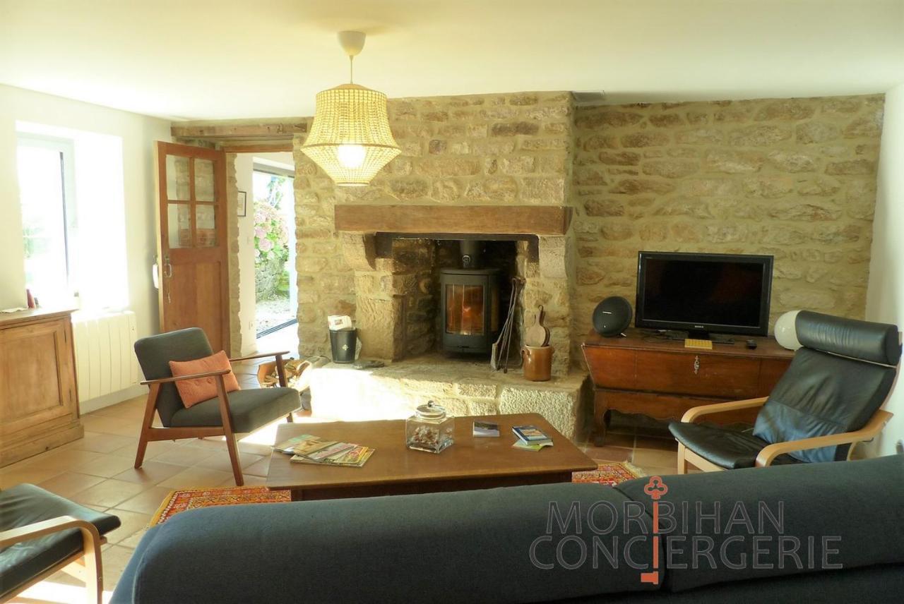 Belle Longere En Campagne A Larmor Baden 빌라 외부 사진