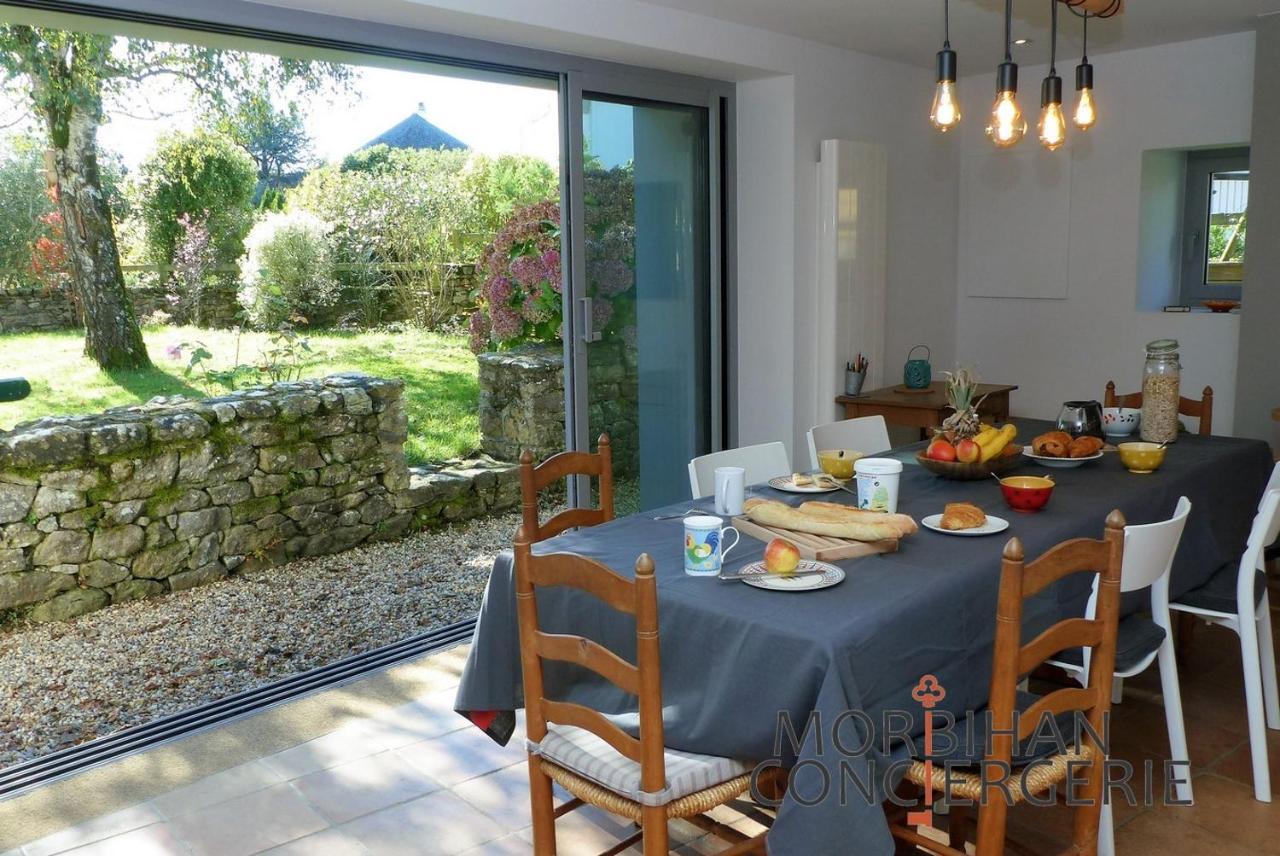 Belle Longere En Campagne A Larmor Baden 빌라 외부 사진
