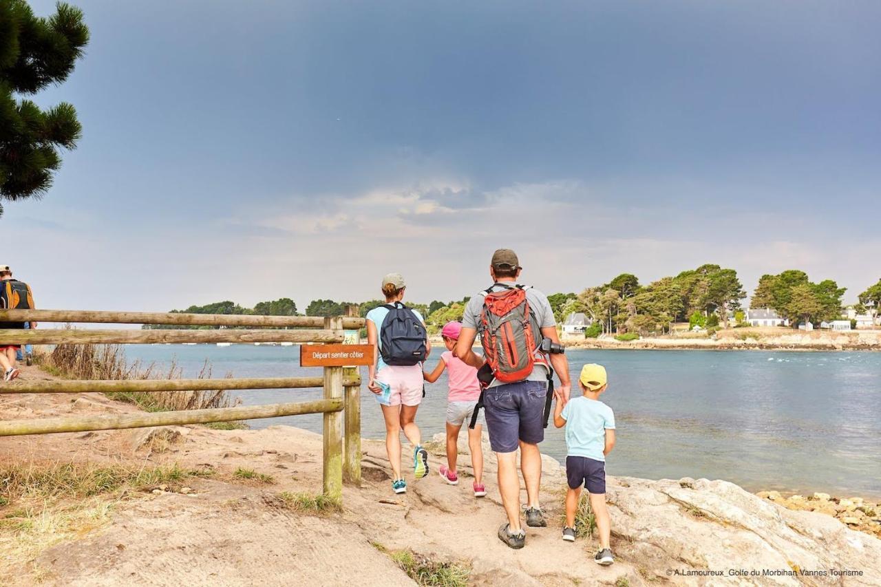 Belle Longere En Campagne A Larmor Baden 빌라 외부 사진